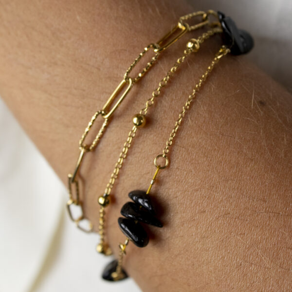Bracelet Yarilo - Agate Noire – Image 3