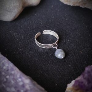 Bague Rusalka - Argent et Labradorite