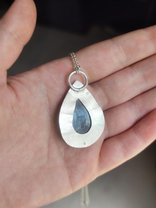 Collier "Fala" - Argent et Spectrolite – Image 4