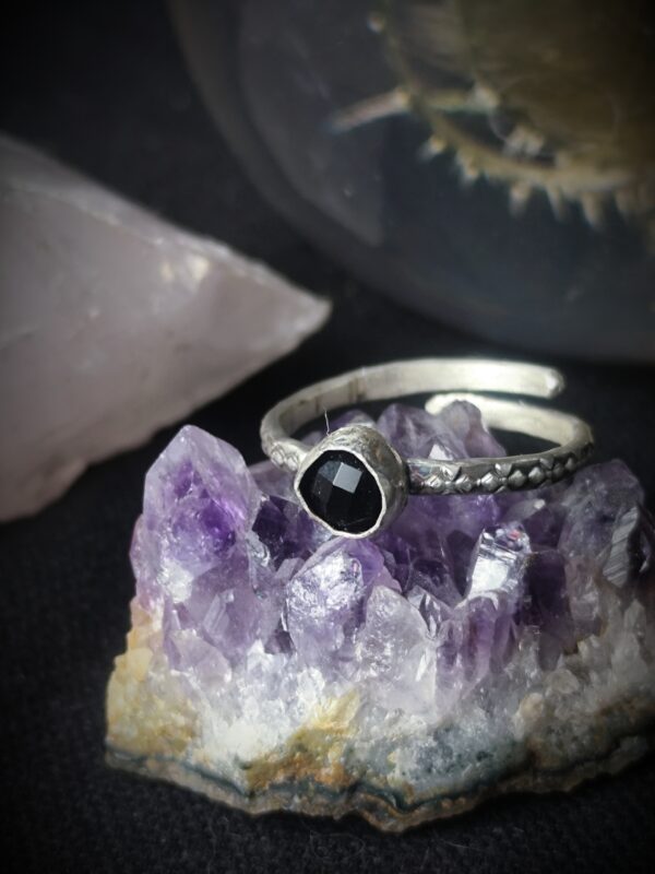 Bagues "Sceau" - Agate Noire – Image 2
