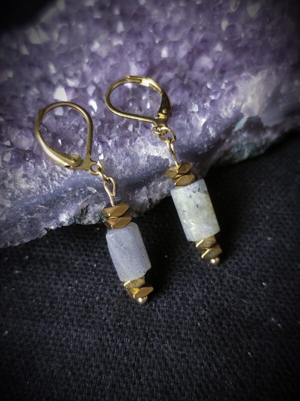 Boucles d'oreilles Aurore - Collection "Stanislava" – Image 3