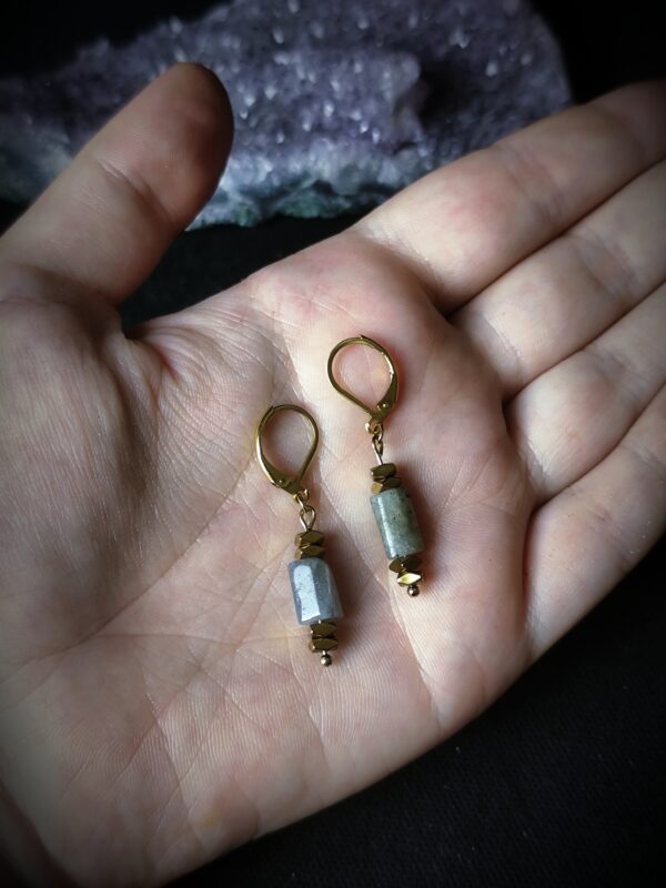 Boucles d'oreilles Aurore - Collection "Stanislava" – Image 4