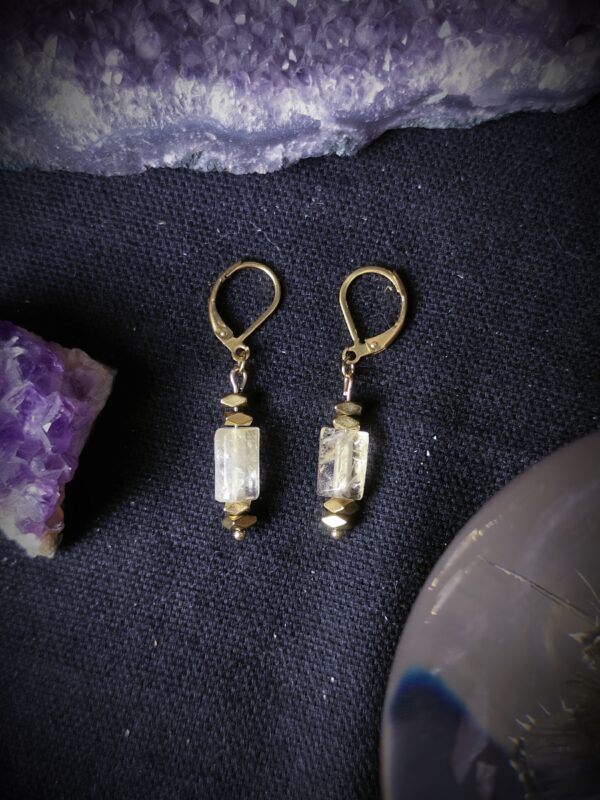 Boucles d'oreilles Soleil - Collection "Stanislava"