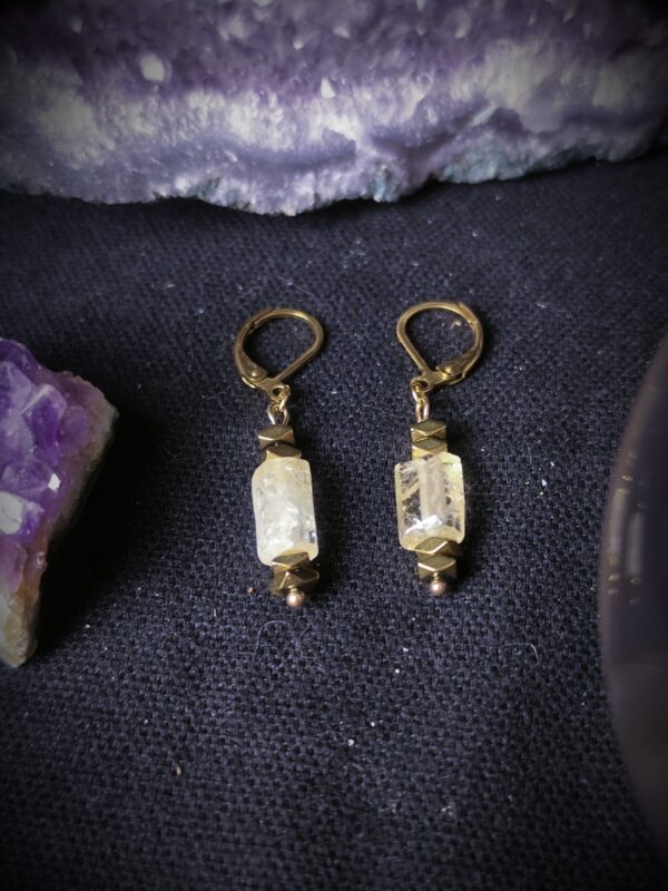 Boucles d'oreilles Soleil - Collection "Stanislava" – Image 4