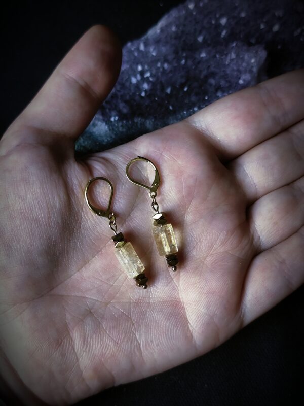 Boucles d'oreilles Soleil - Collection "Stanislava" – Image 5