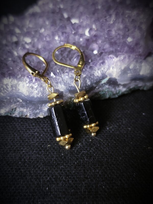 Boucles d'oreilles Ombre - Collection "Stanislava" – Image 2