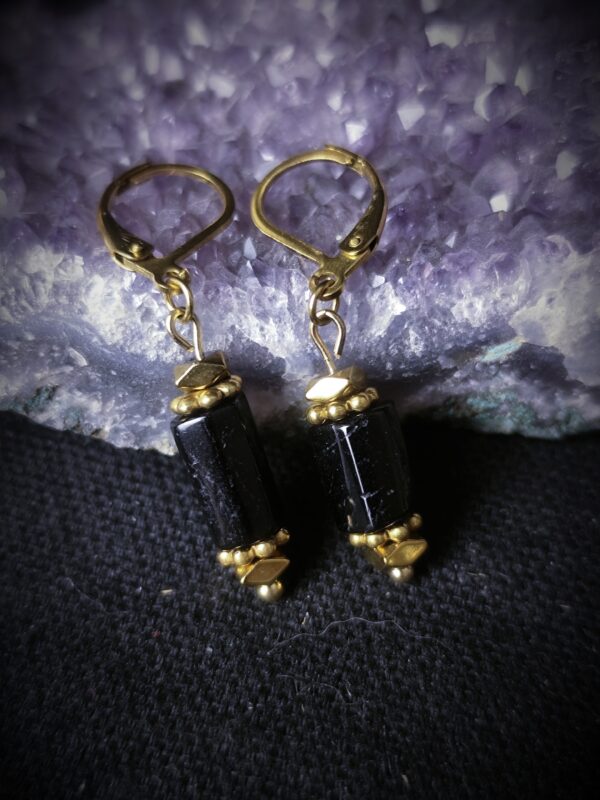 Boucles d'oreilles Ombre - Collection "Stanislava" – Image 3