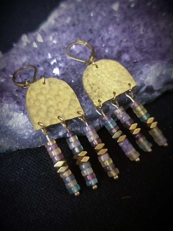 Boucles d'oreilles Eclipse - Collection "Stanislava" – Image 3