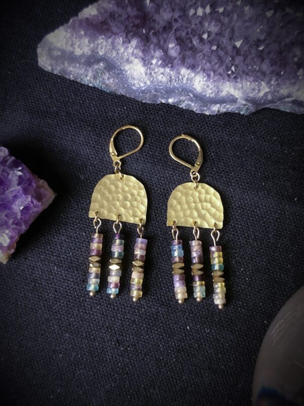 Boucles d'oreilles Eclipse - Collection "Stanislava"