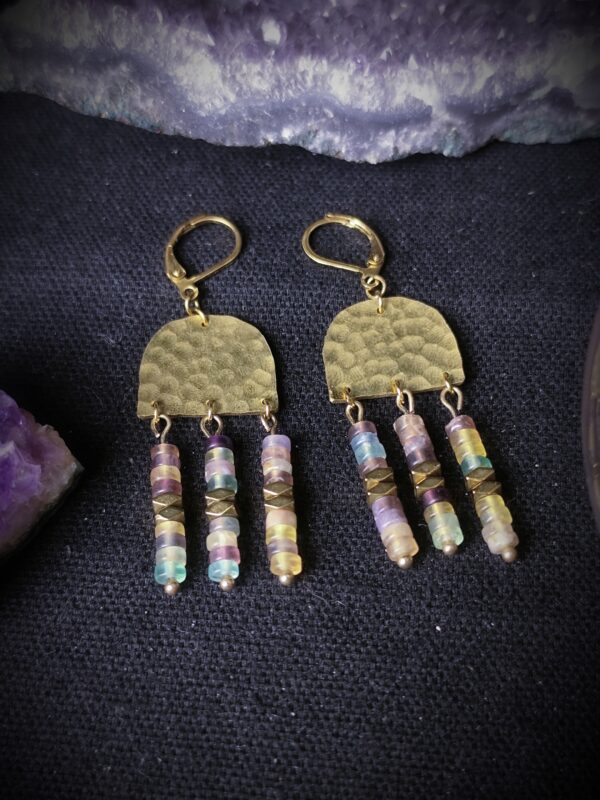 Boucles d'oreilles Eclipse - Collection "Stanislava" – Image 4