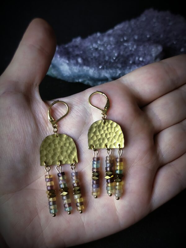 Boucles d'oreilles Eclipse - Collection "Stanislava" – Image 5