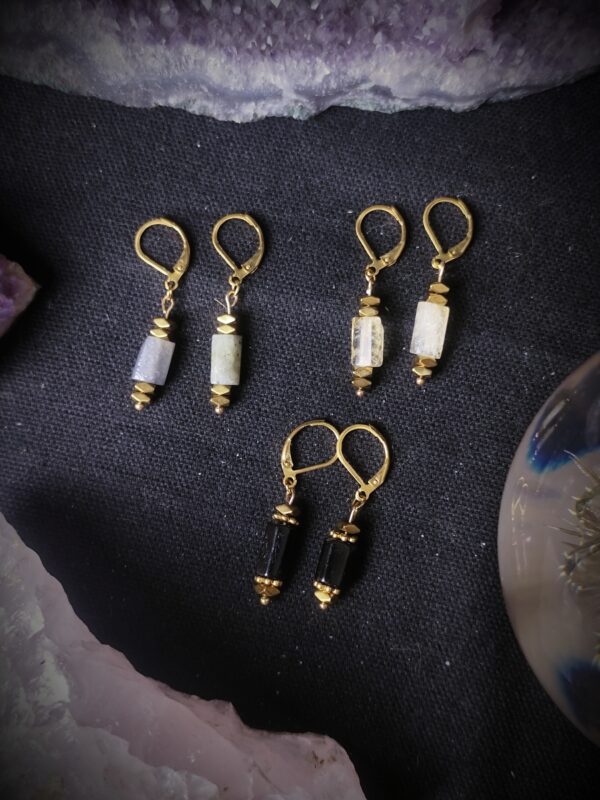Boucles d'oreilles Soleil - Collection "Stanislava" – Image 7