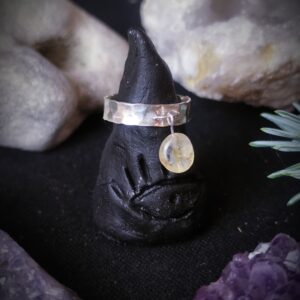Bague Rusalka - Argent et Citrine