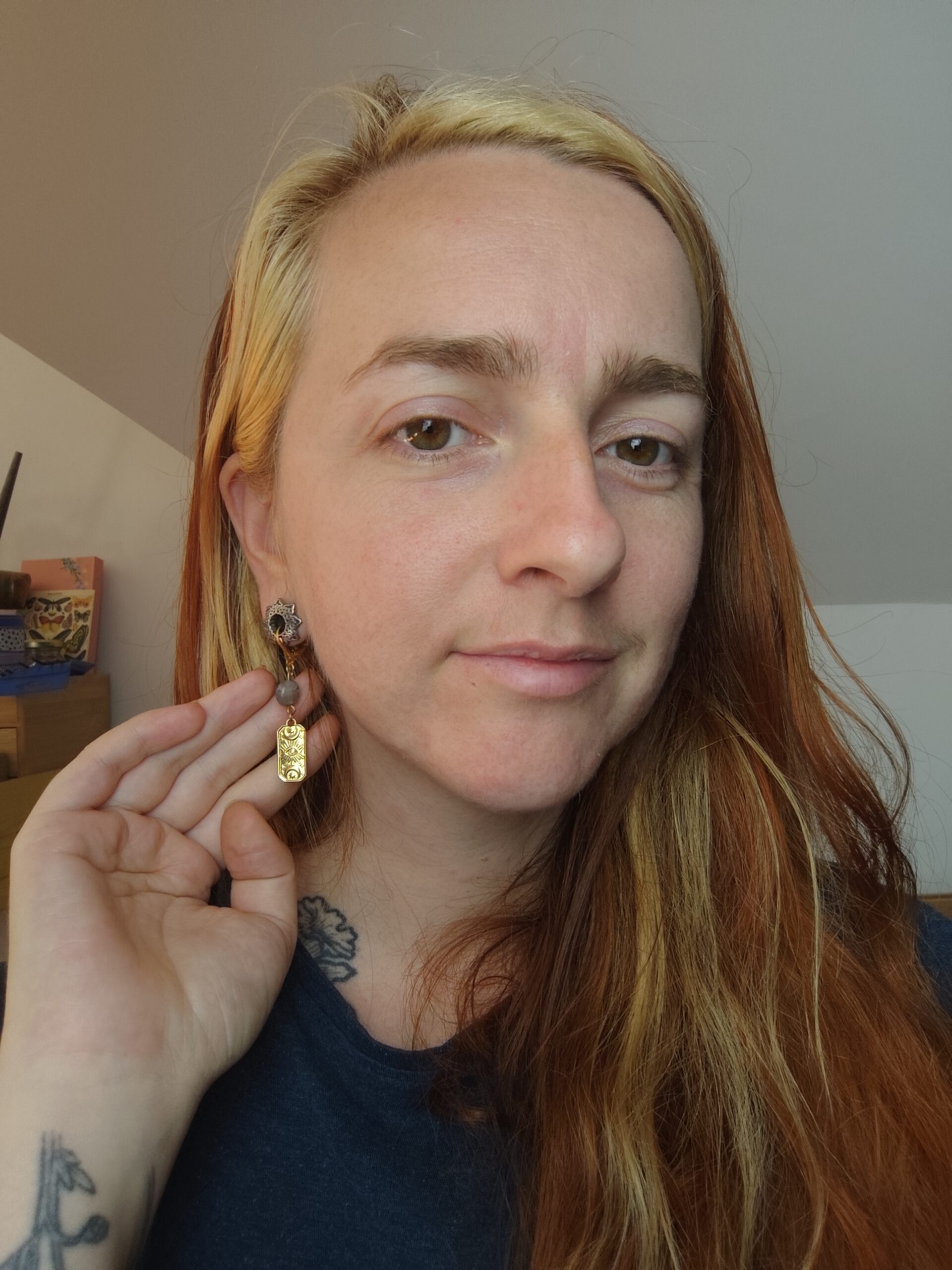 Boucles d'oreilles Oeil des Lunes - Labradorite – Image 6