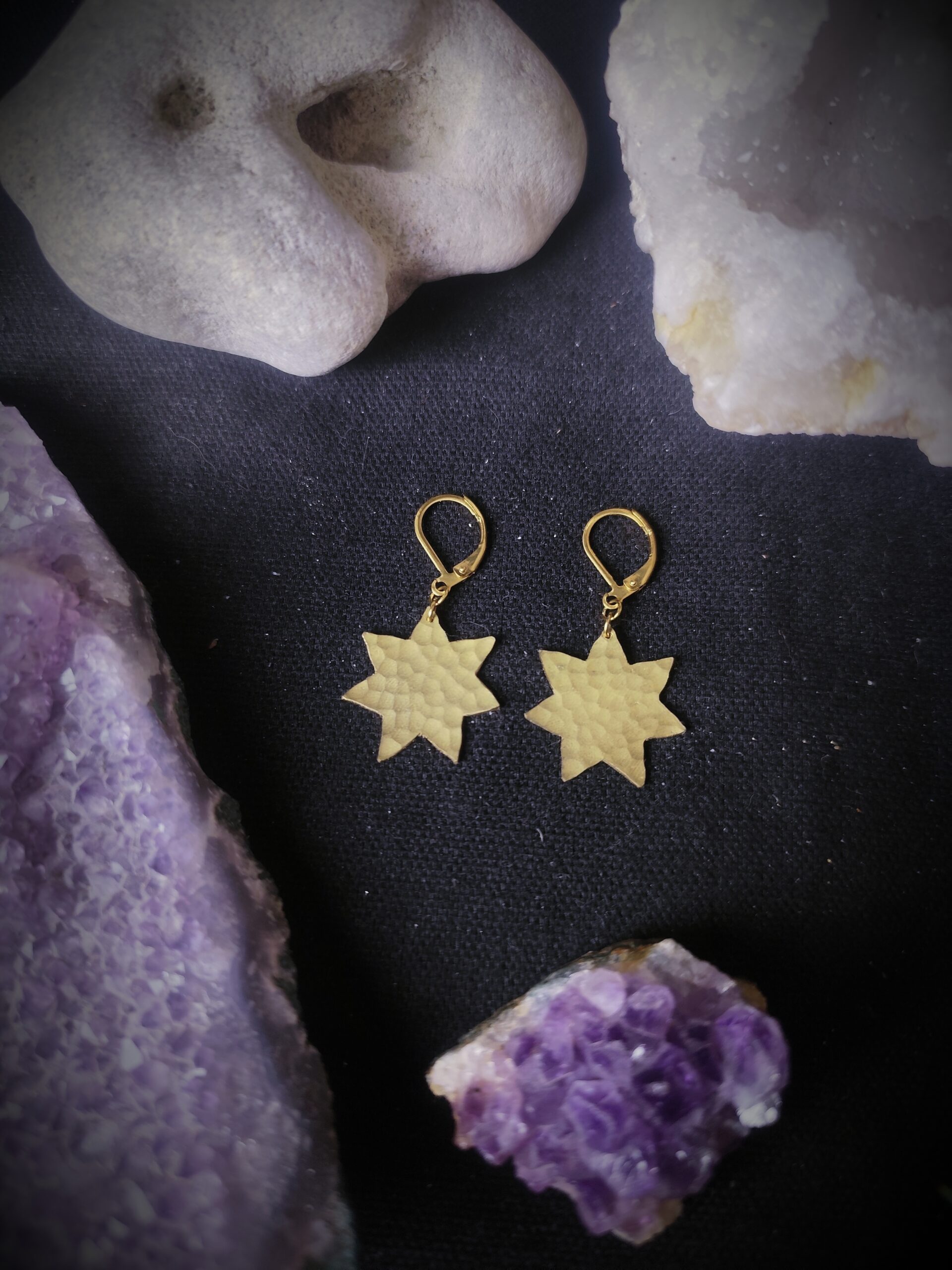 Boucles d'oreilles étoiles - Collection "Ode à la nuit" – Image 2