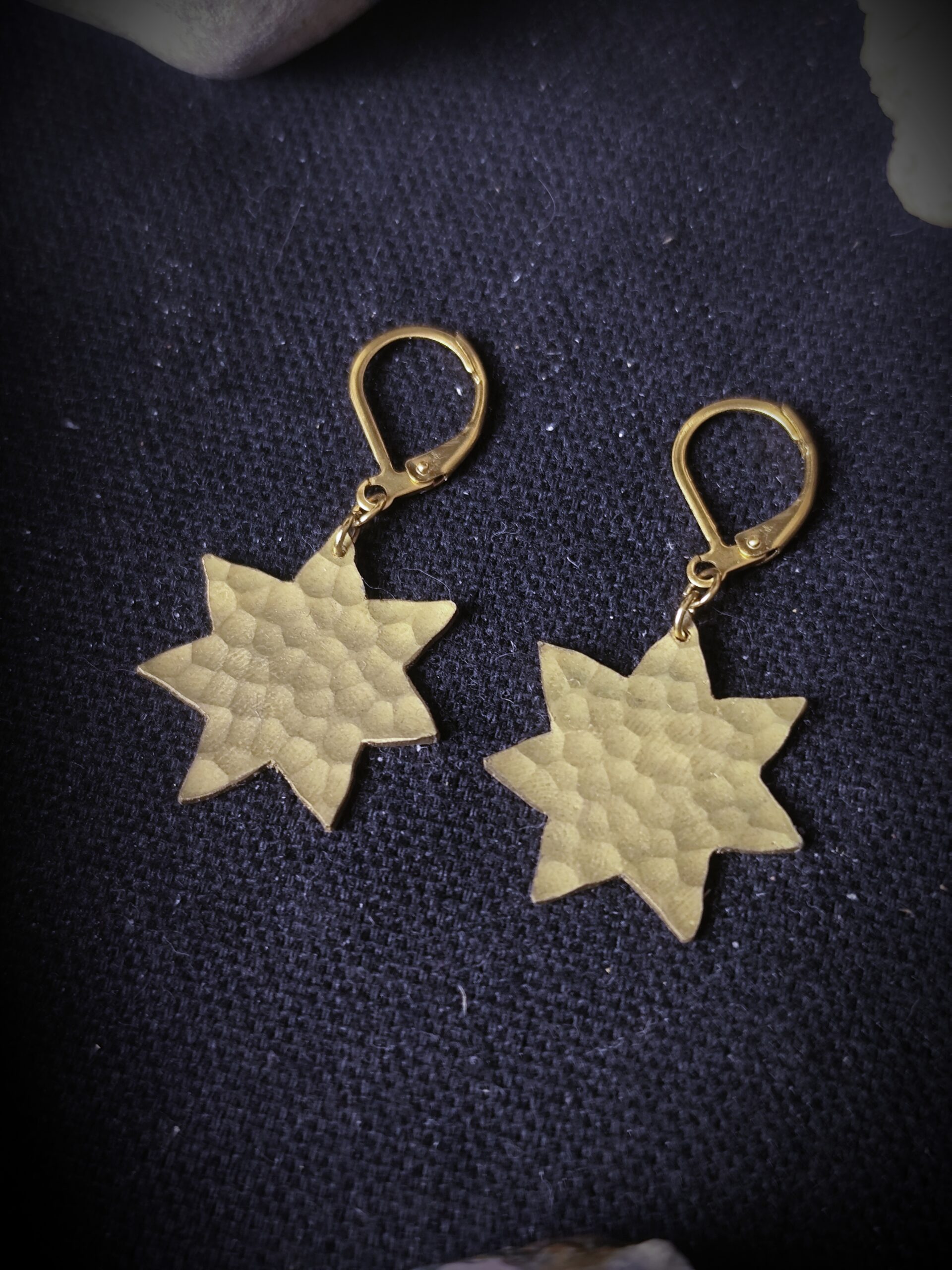 Boucles d'oreilles étoiles - Collection "Ode à la nuit"