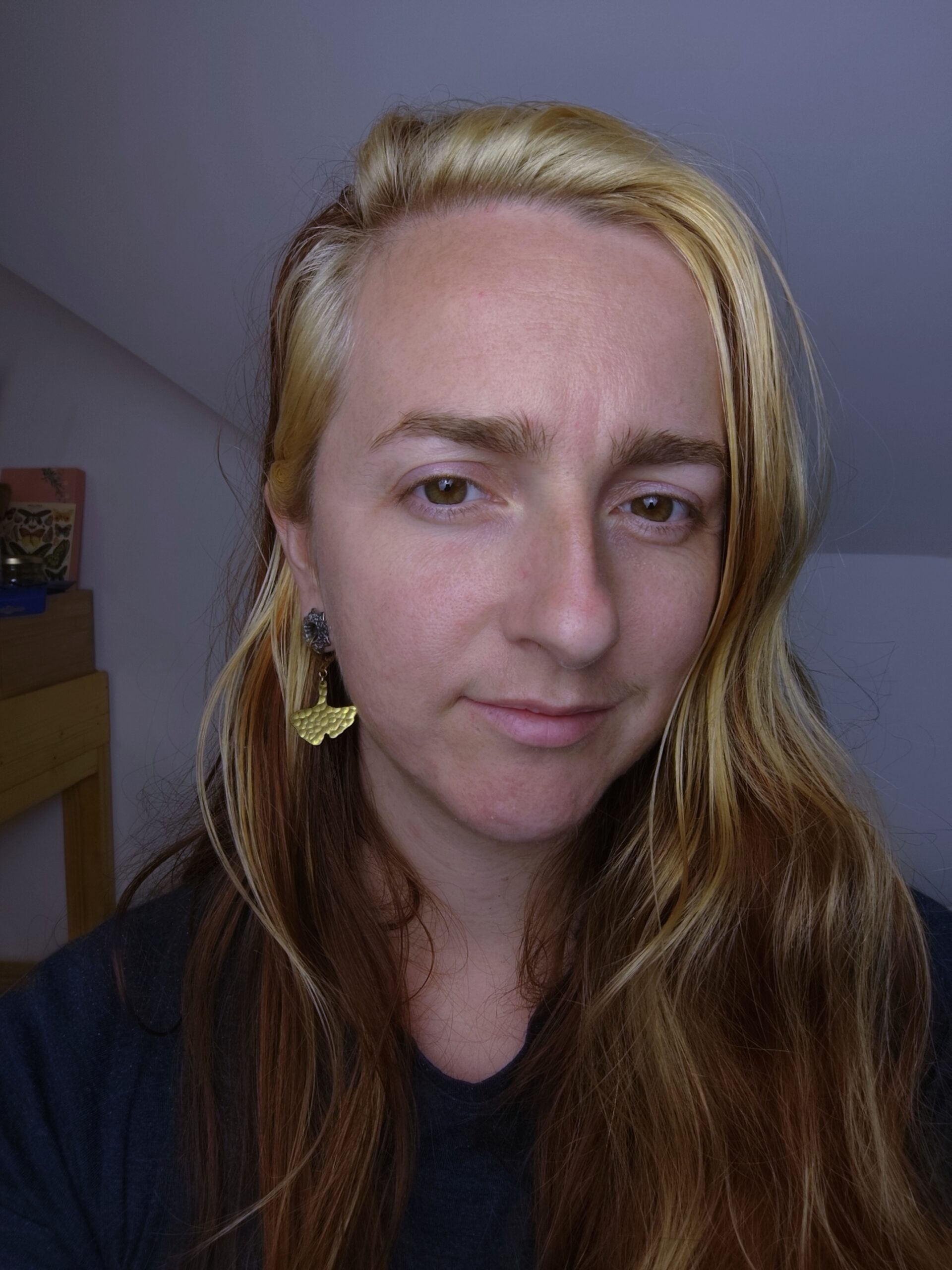 Boucles d'oreilles Gingko - Collection "Murmure Végétal" – Image 5