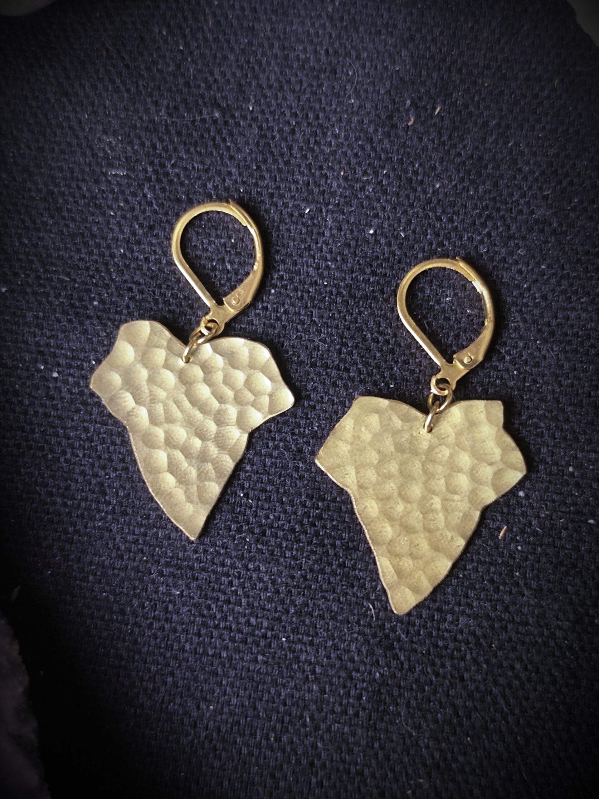 Boucles d'oreilles Lierre - Collection "Murmure Végétal" – Image 2