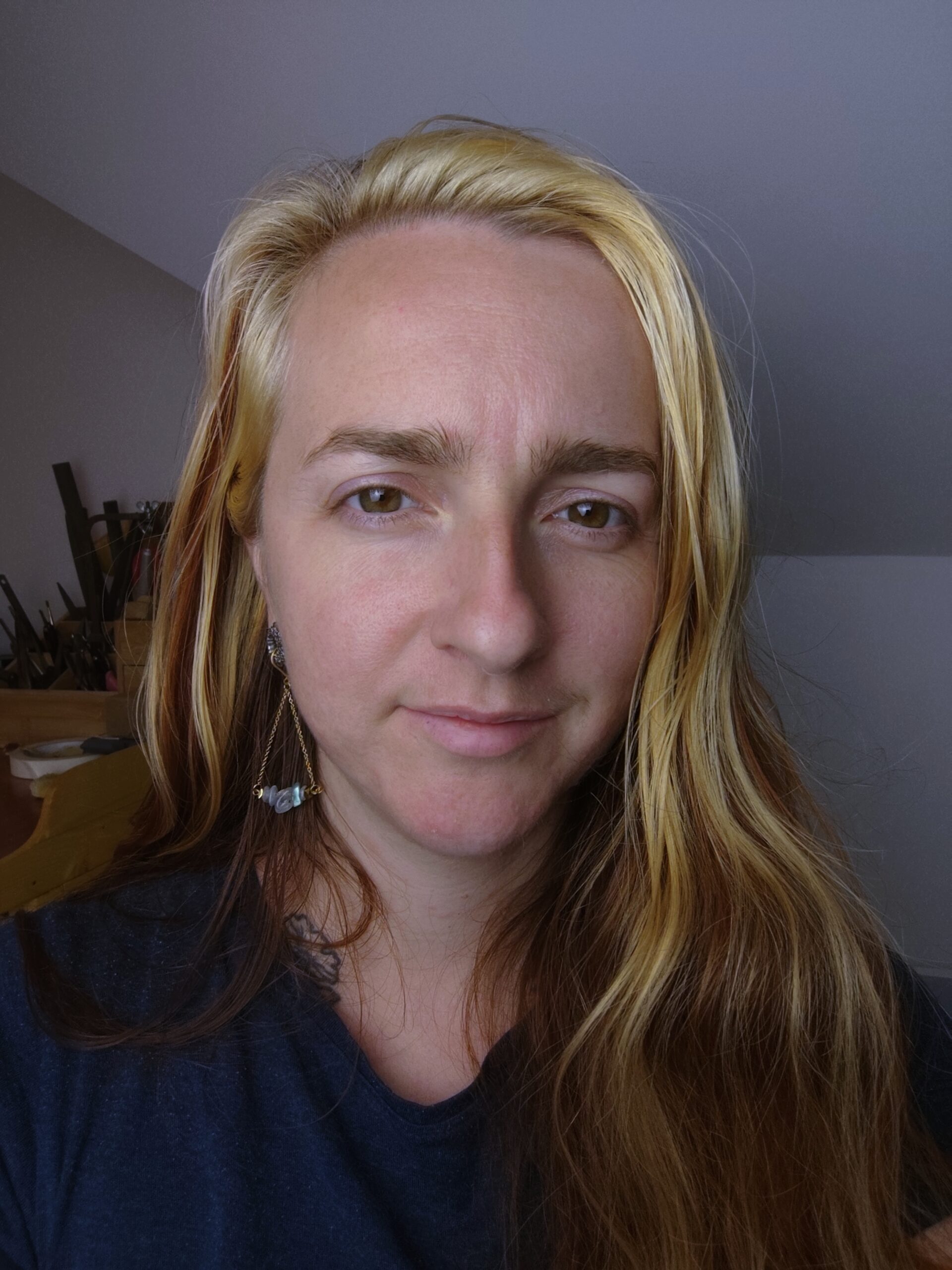 Boucles d'oreilles Nébuleuse - Labradorite – Image 5