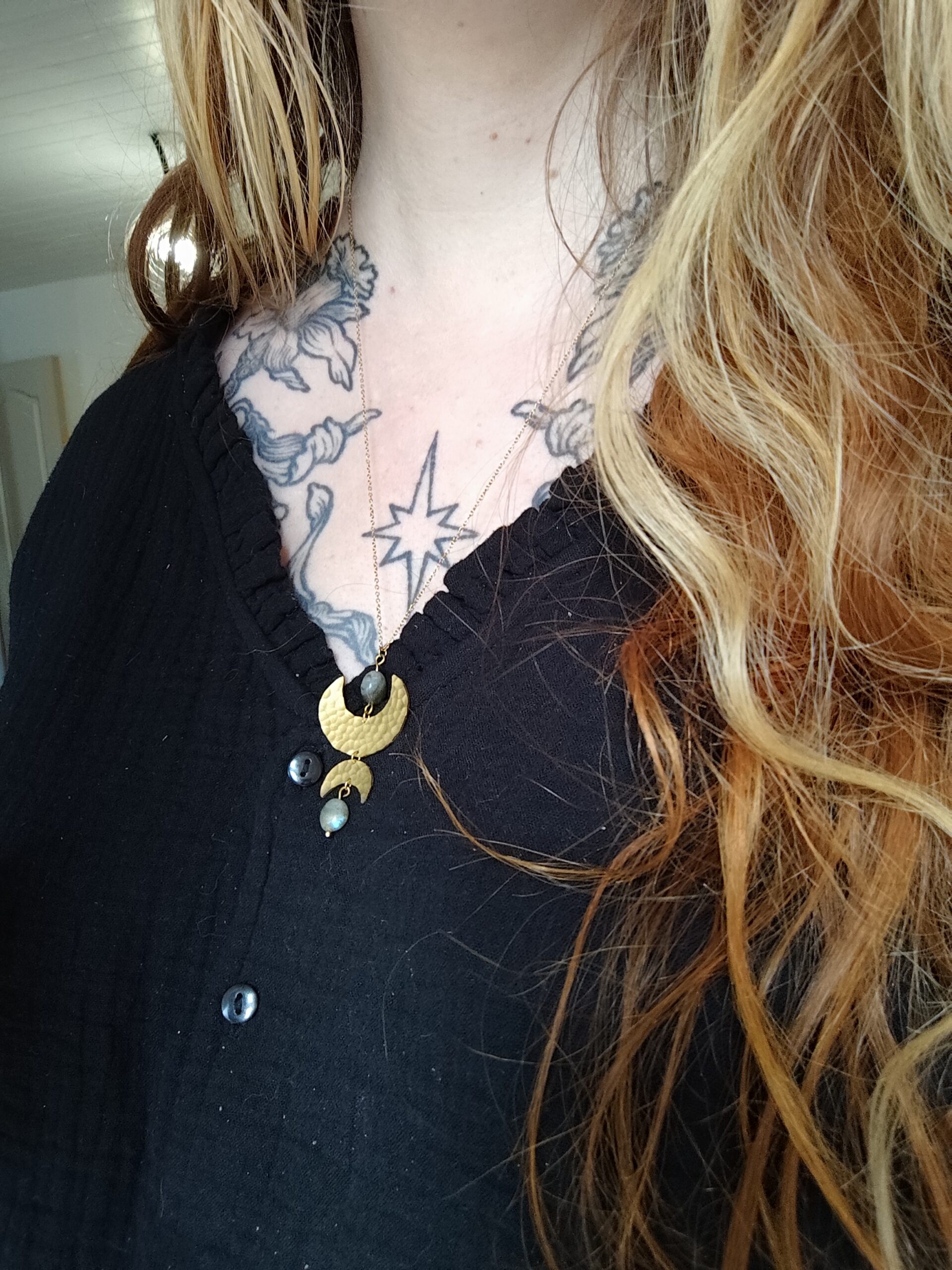 Collier Lunes Sauvages - Labradorite – Image 4