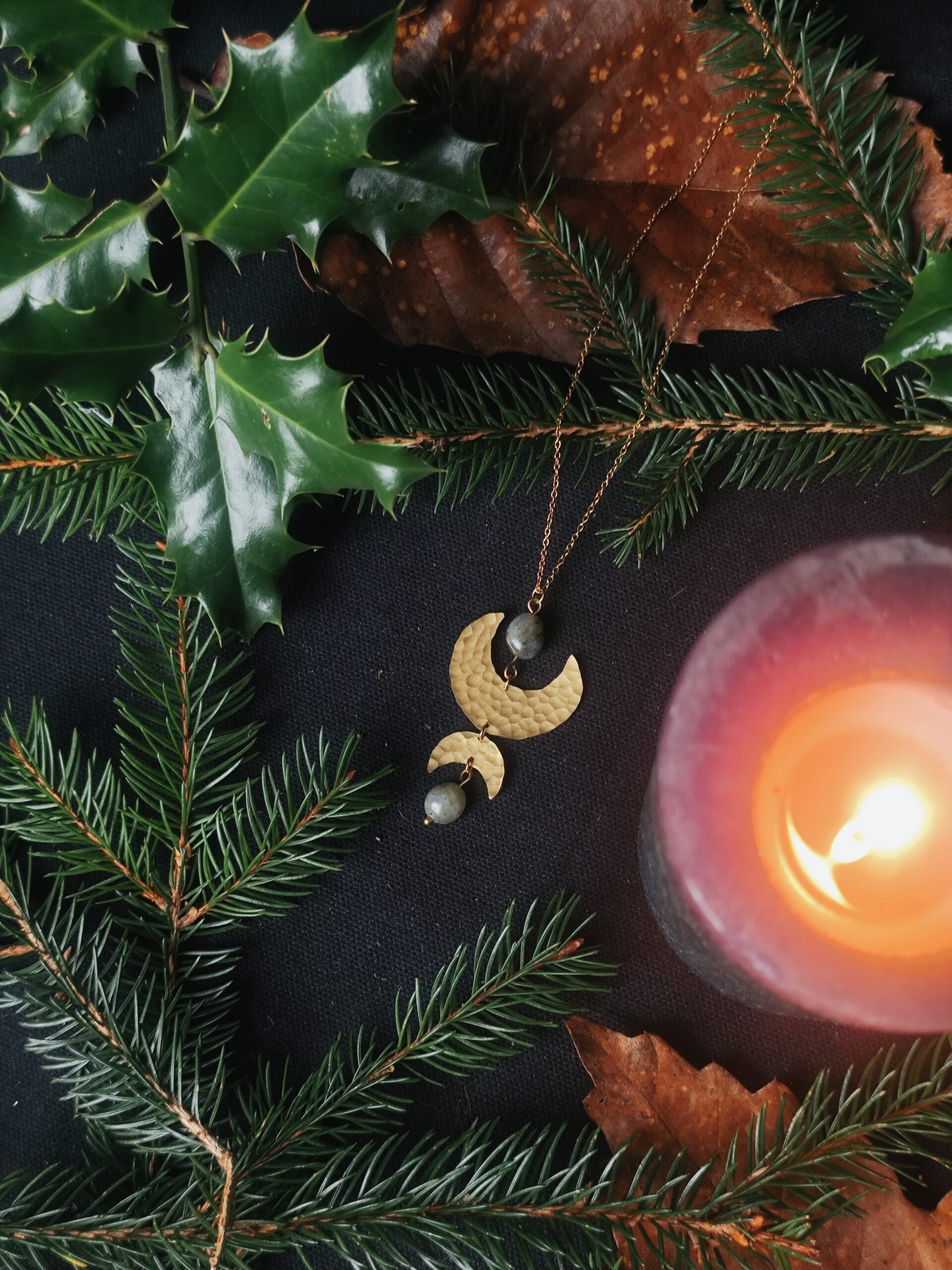 Collier Lunes Sauvages - Labradorite – Image 3