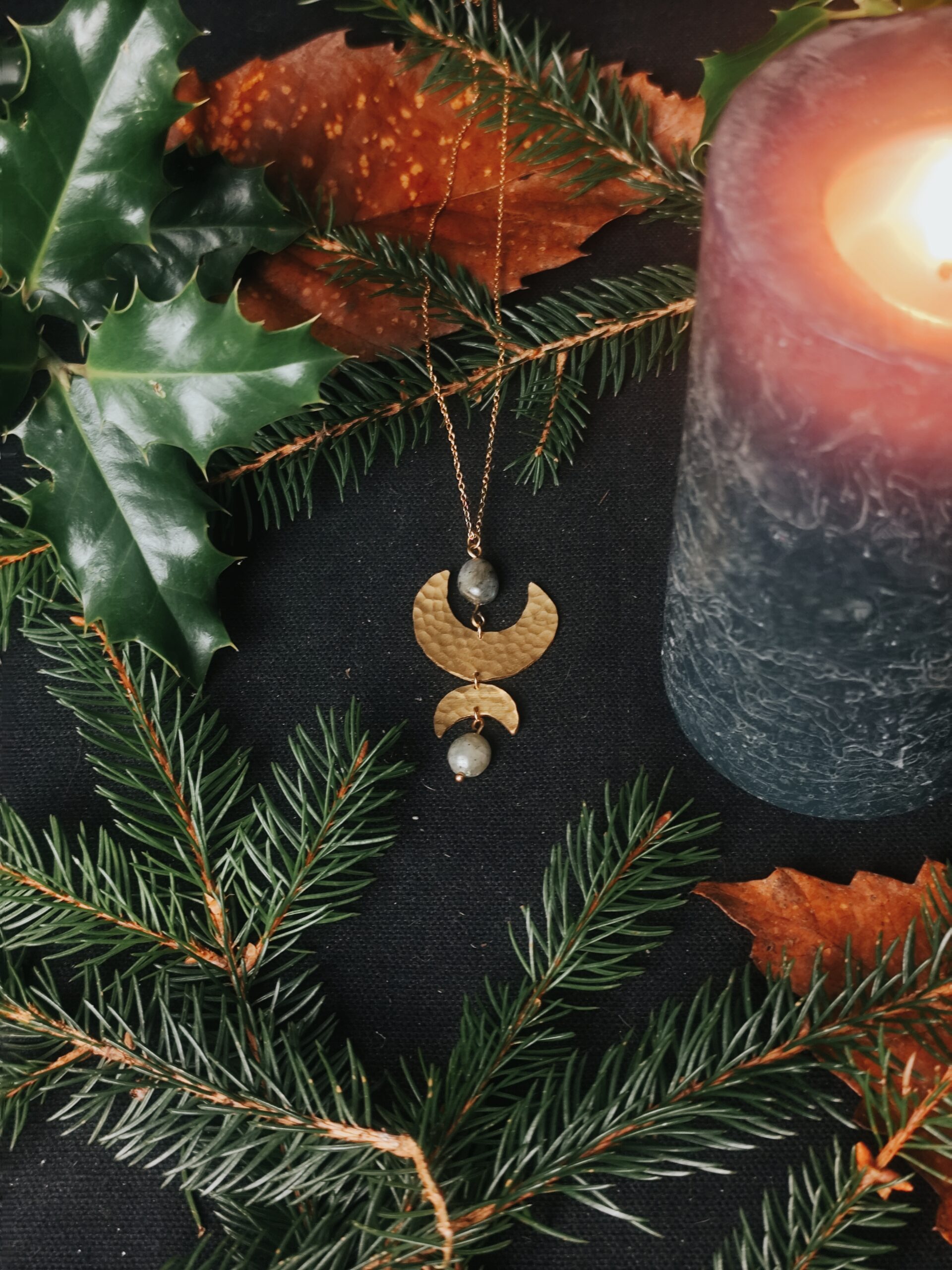 Collier Lunes Sauvages - Labradorite – Image 5