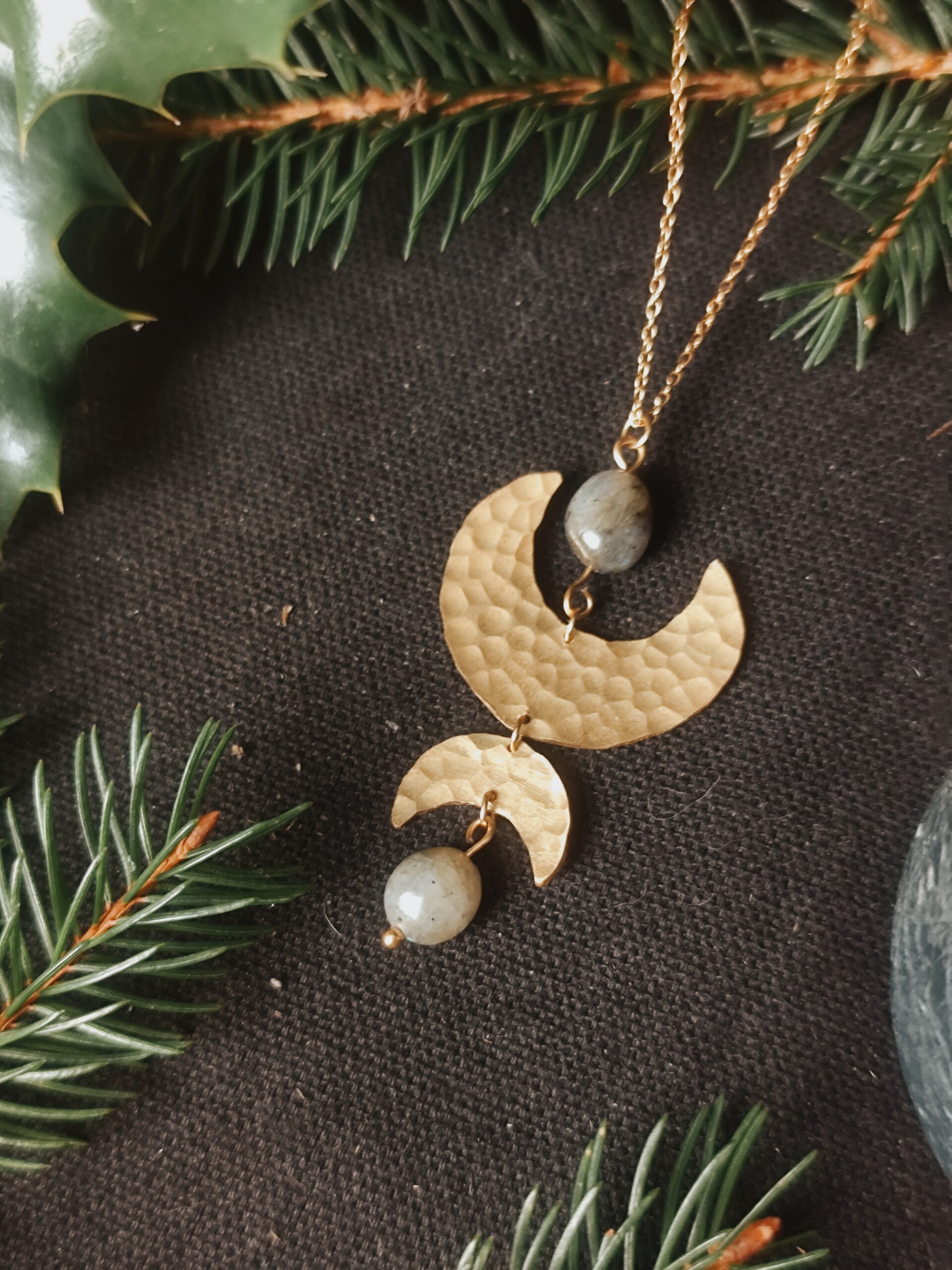 Collier Lunes Sauvages - Labradorite – Image 6