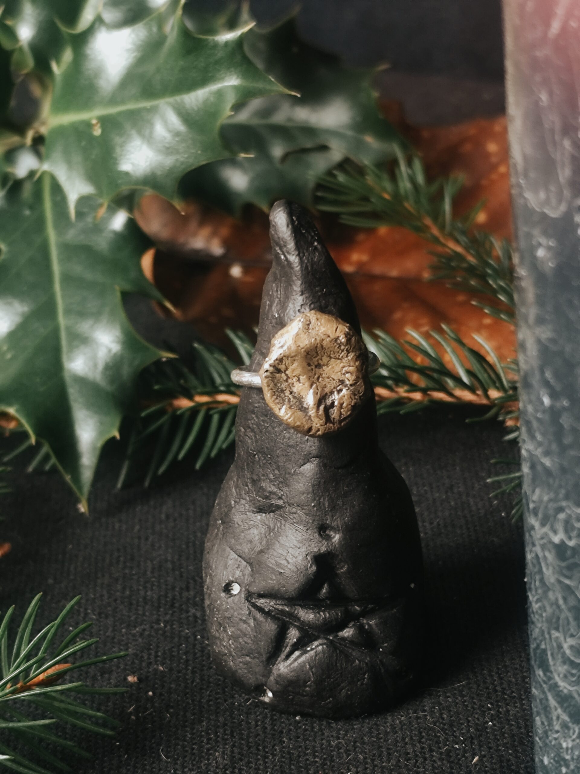 Bague La Bâtisseuse - Argent et Laiton – Image 4