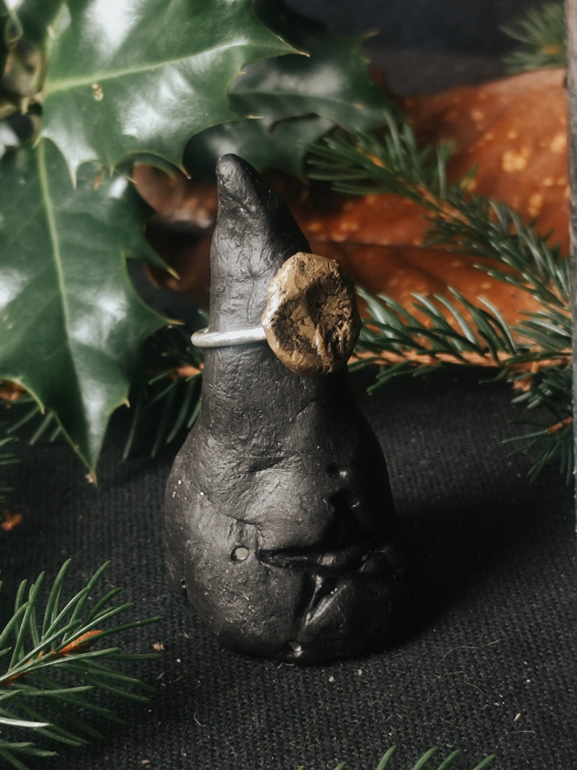 Bague La Bâtisseuse - Argent et Laiton – Image 5