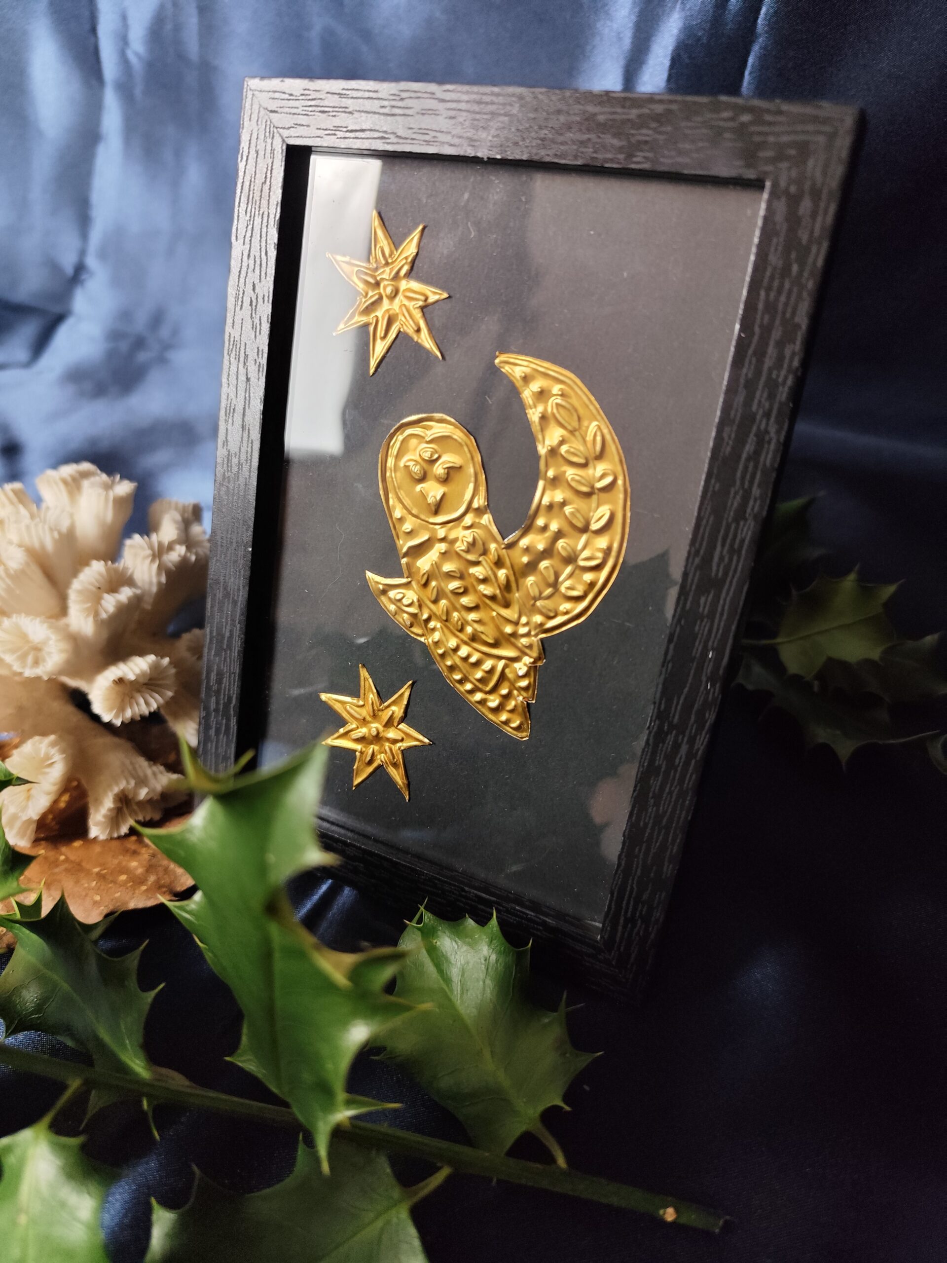 La Chouette - Collection "Bestiaire" en Métal Repoussé – Image 6