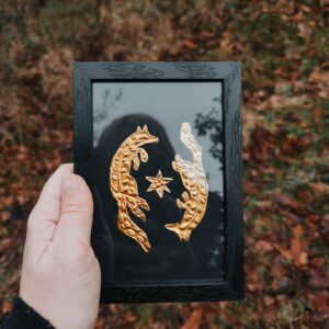 Les Renards - Collection "Bestiaire" en Métal Repoussé