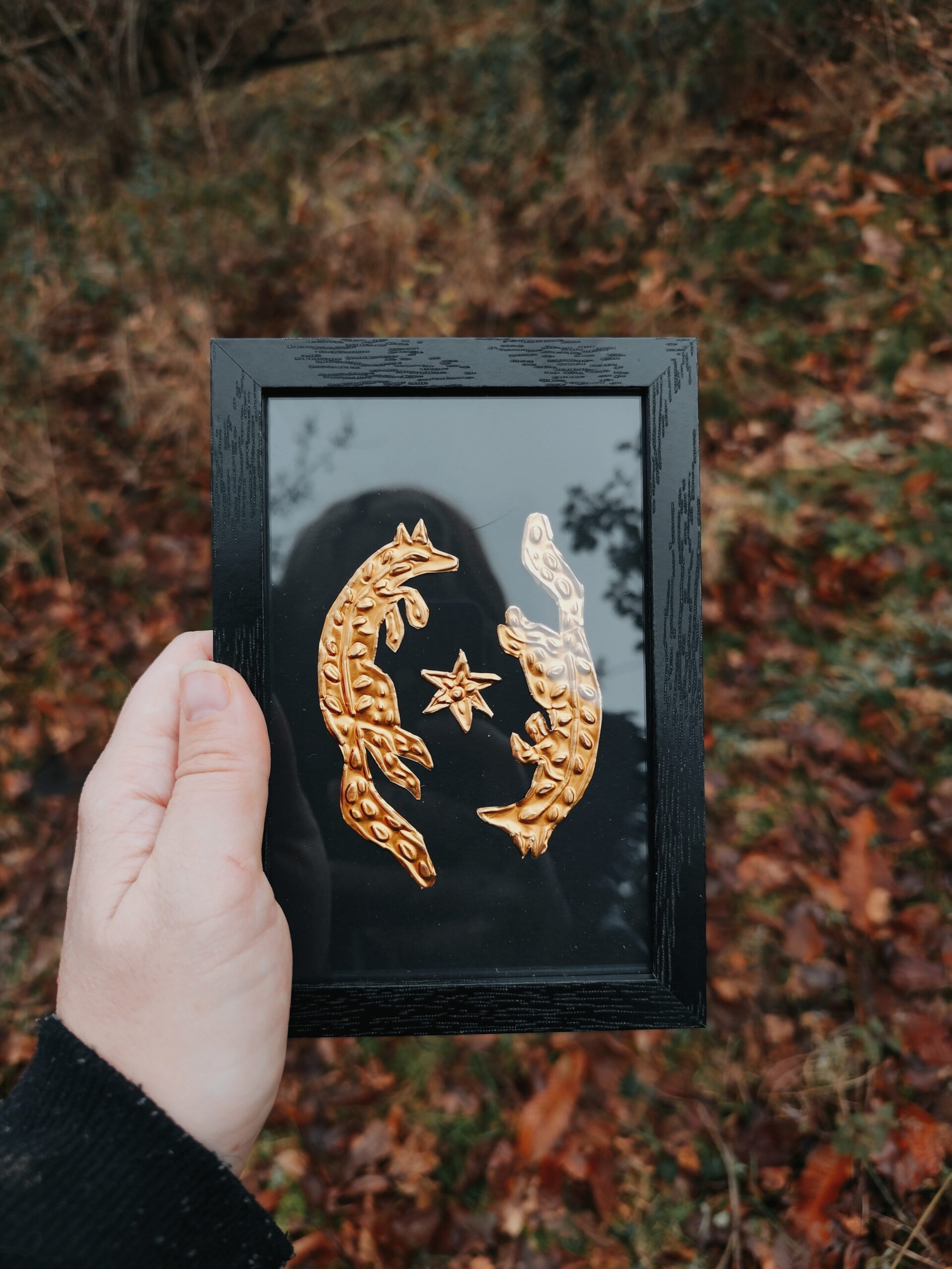 Les Renards - Collection "Bestiaire" en Métal Repoussé