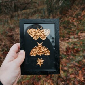 Les Papillons - Collection "Bestiaire" en Métal Repoussé