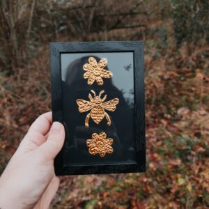 L'Abeille - Collection "Bestiaire" en Métal Repoussé