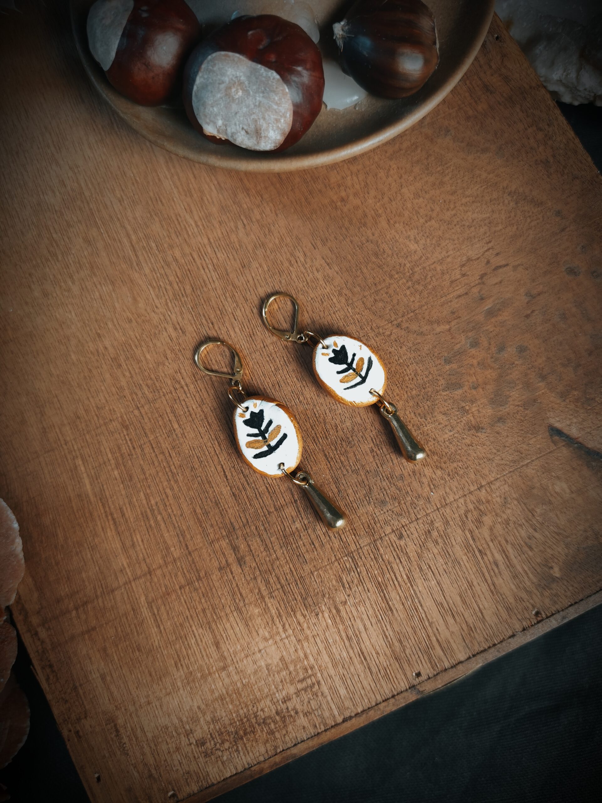 Boucles d'oreilles fleurs "éclosion" – Image 2