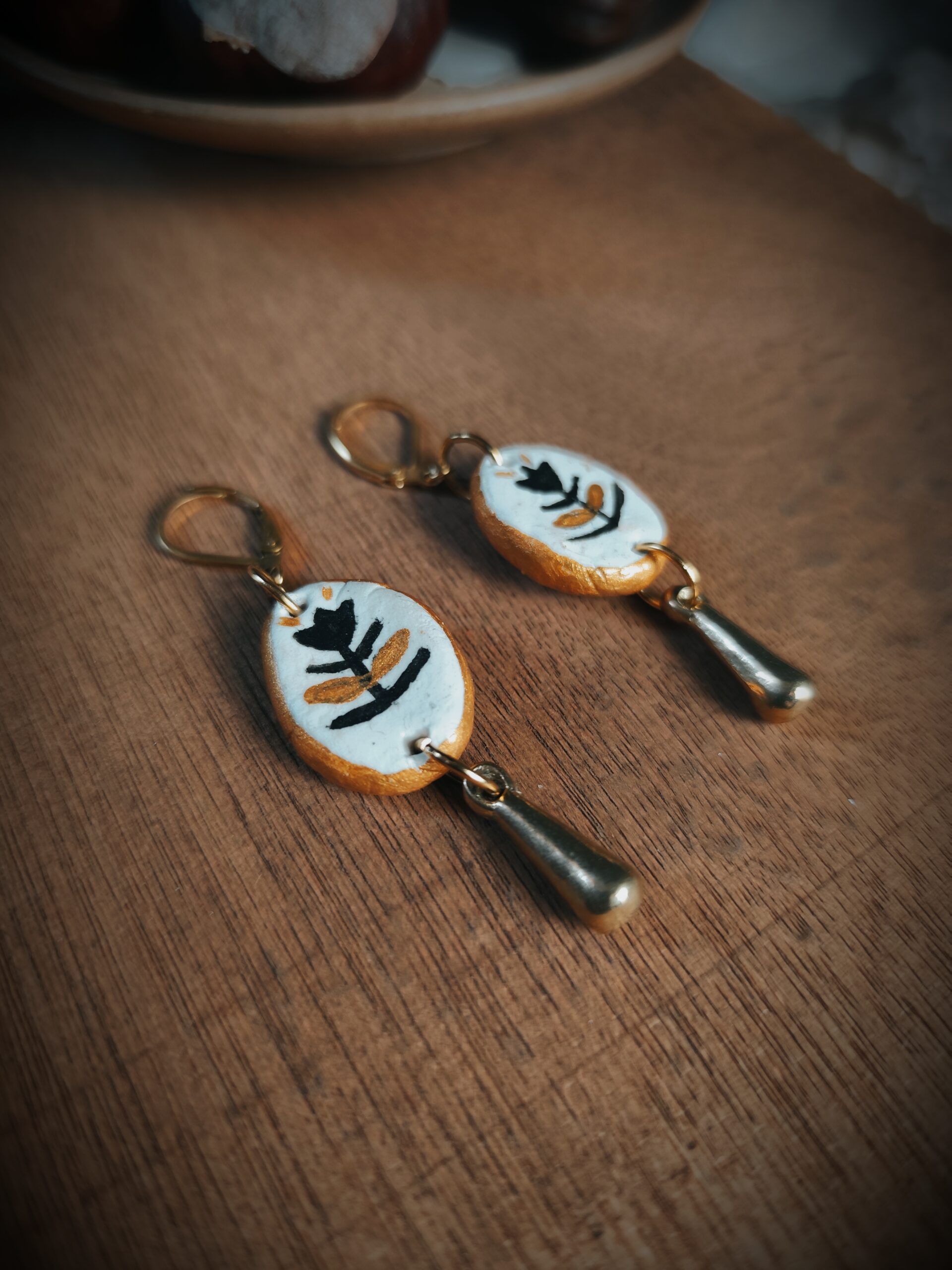 Boucles d'oreilles fleurs "éclosion"