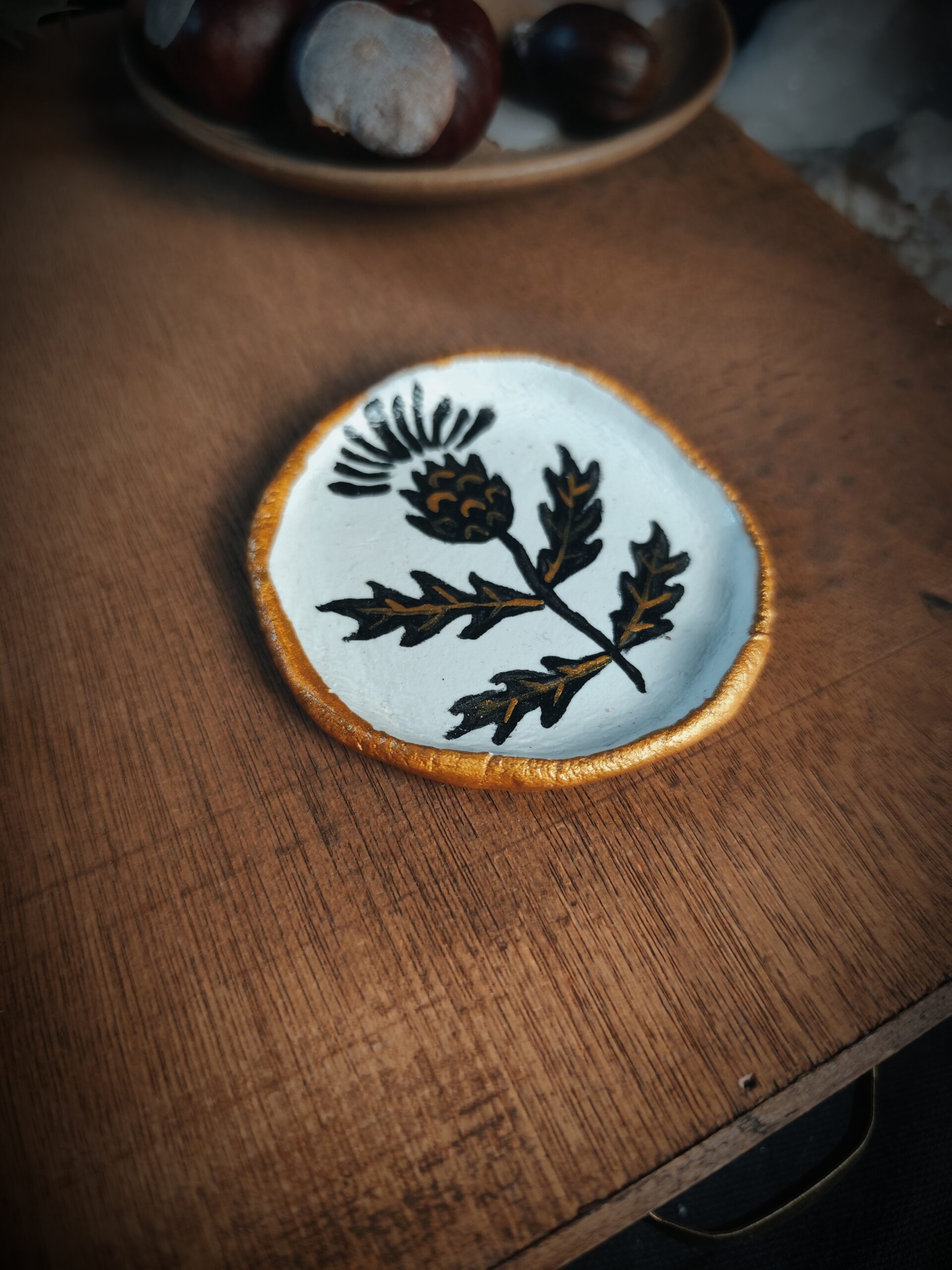 Plat porte bijoux chardon – Image 4
